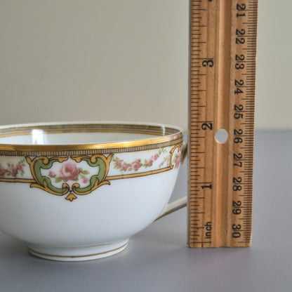 Haviland "Belford" Bouillon Cup Set of 2, Limoges France c.1903-1925