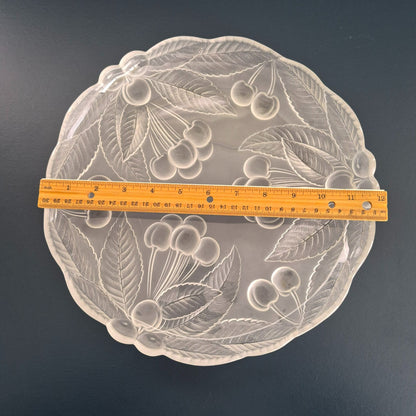 Mikasa BOUNTIFUL Frosted Glass Round Serving Platter