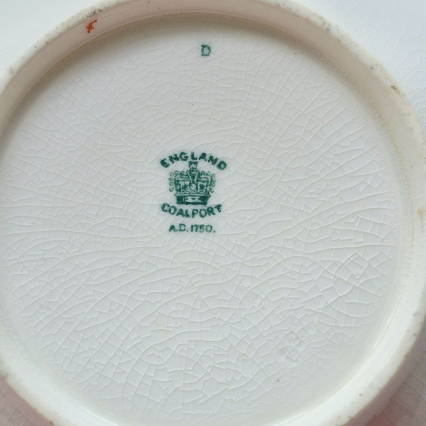 Antique Coalport Indian Tree Cereal Bowl, c.1891-1920 England