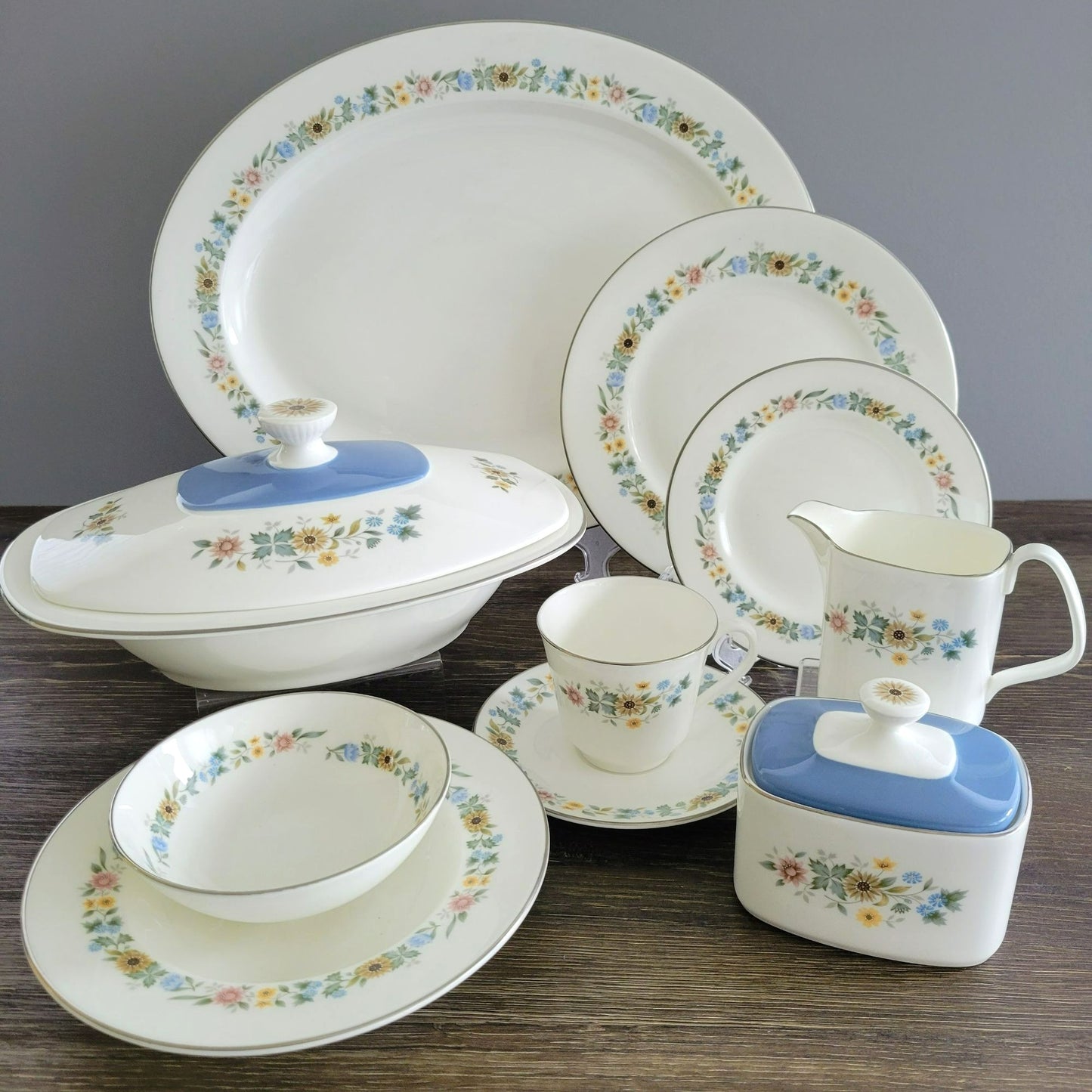 Royal Doulton Pastorale Berry Bowl Set of 2, c.1970-90 England