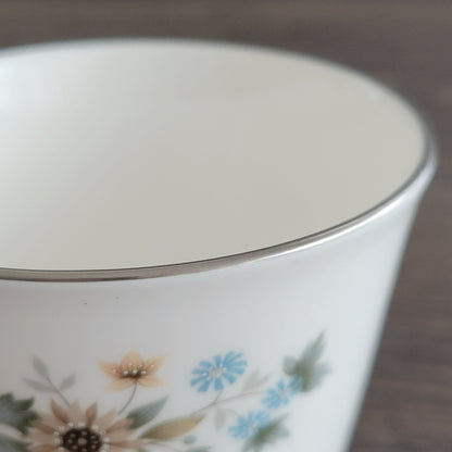 Vintage Royal Doulton Pastorale Teacup & Saucer, 2 Sets, c.1970-90s England