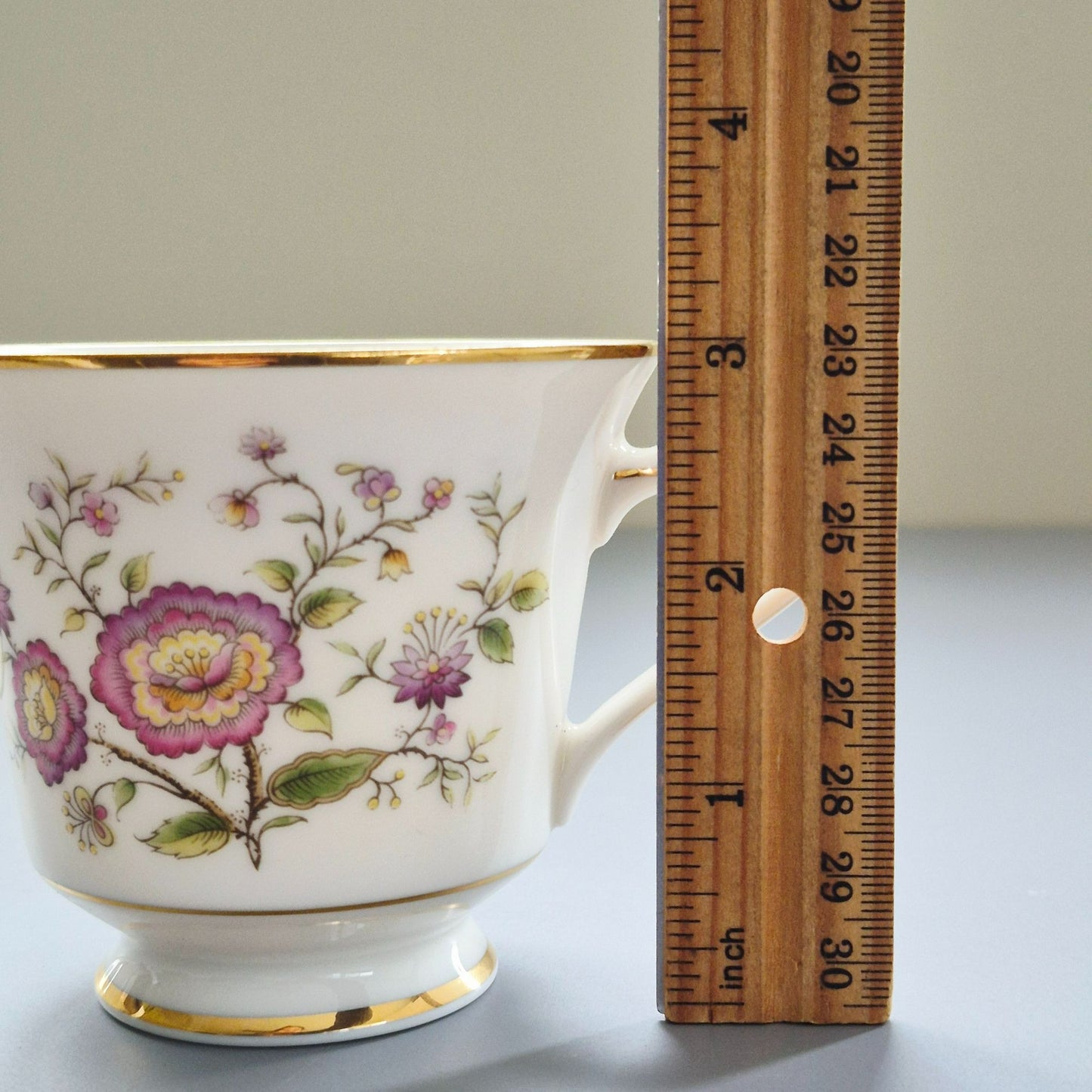 Noritake "Asian Song" Teacup & Saucer, 2 Sets, c.1972-86 Japan