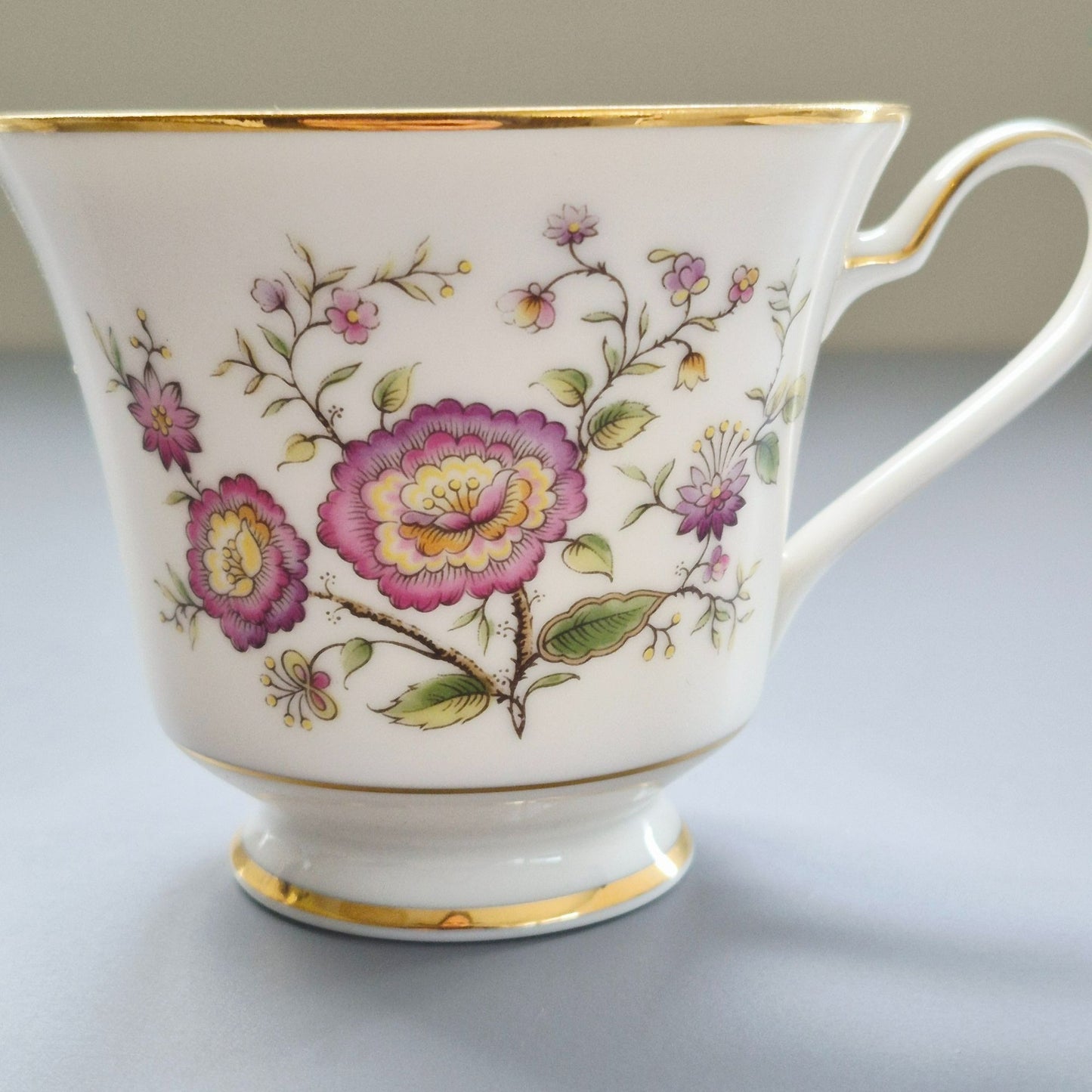 Noritake "Asian Song" Teacup & Saucer, 2 Sets, c.1972-86 Japan
