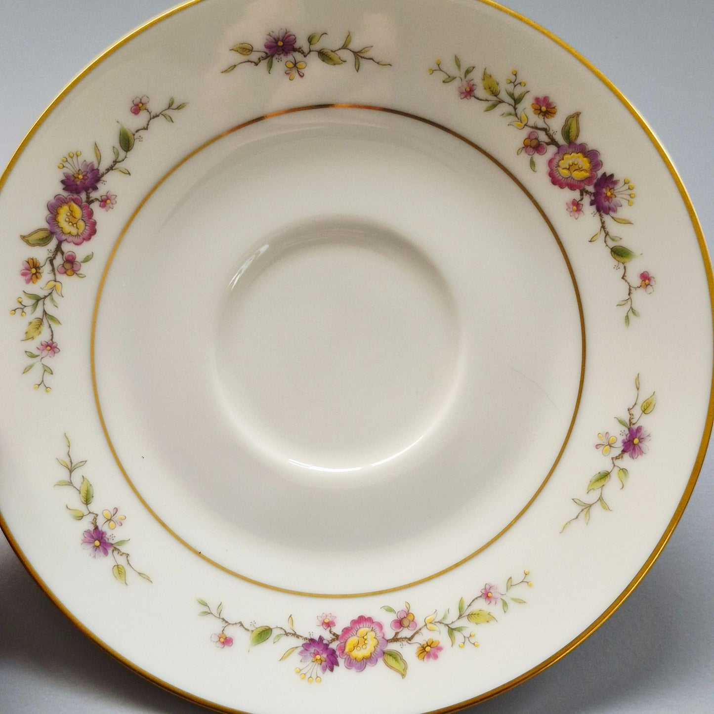 Noritake "Asian Song" Teacup & Saucer, 2 Sets, c.1972-86 Japan