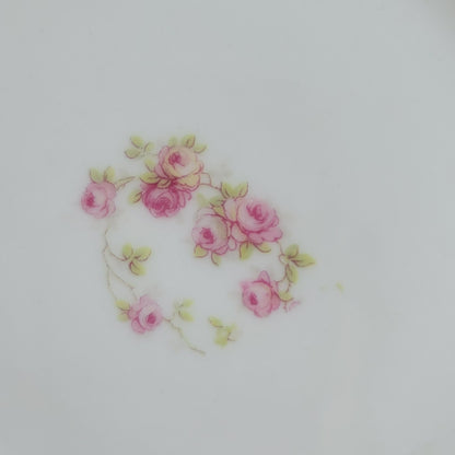 Royal Bayreuth Bridal Rose Tapestry Bread Plate, Set of 2, Germany c.1902-46