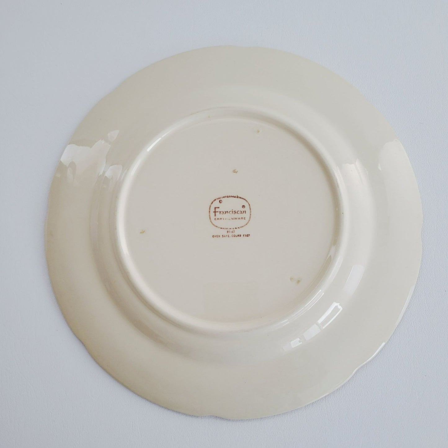 Franciscan Apple Dinner Plate, 1949-53 USA