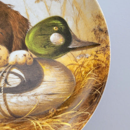 Edwin M. Knowles Co. Dog Tired-The Springer Spaniel Plate, c.1987