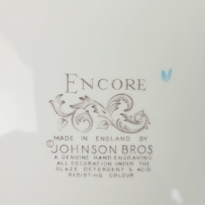 Johnson Bros Encore Square Cereal Bowls, Set of 2, c.1963-73 England