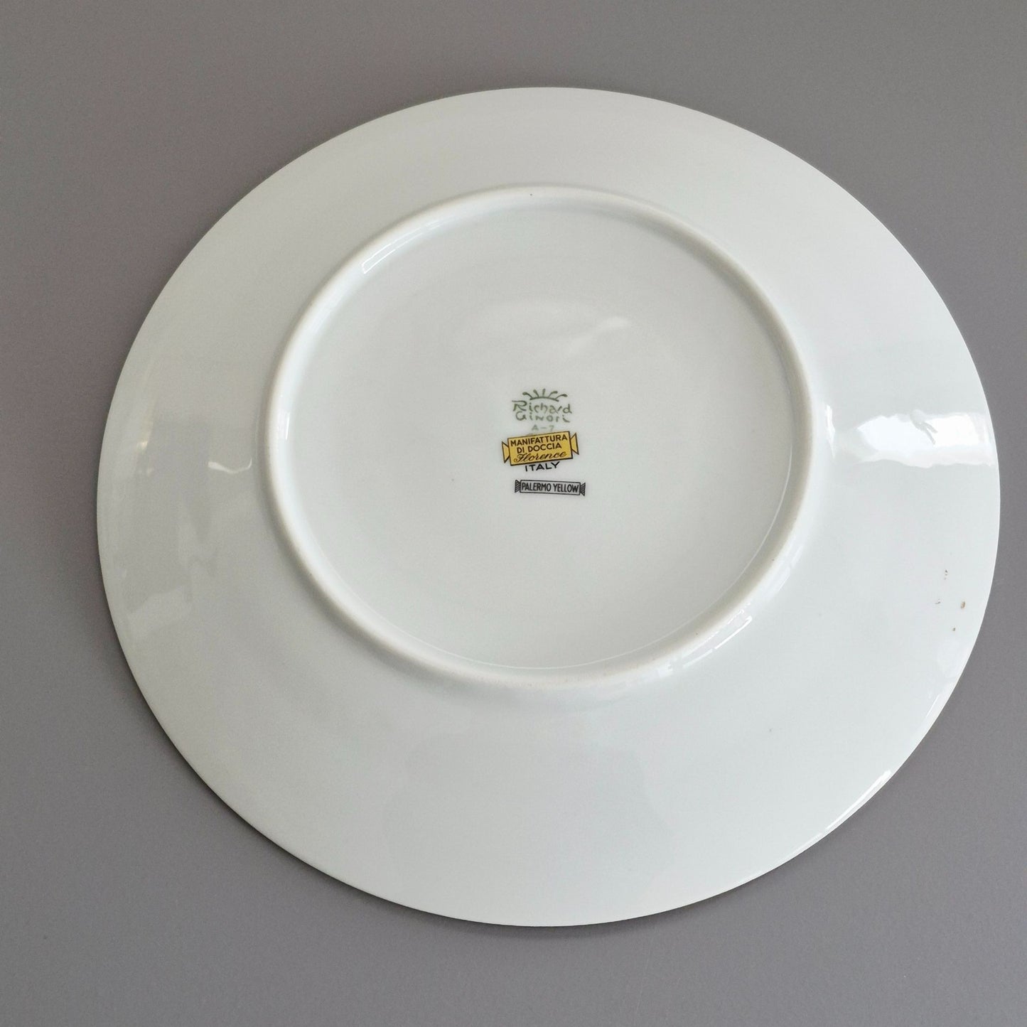 Richard Ginori "Palermo Yellow" Dinner Plate, Italy c.1960-70s
