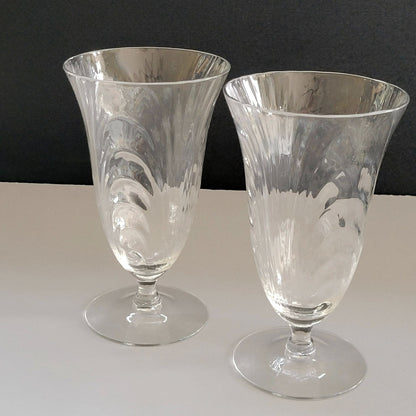 Cambridge Caprice Clear Ice Tea Tumbler, Set of 2, c.1936-58 USA Made