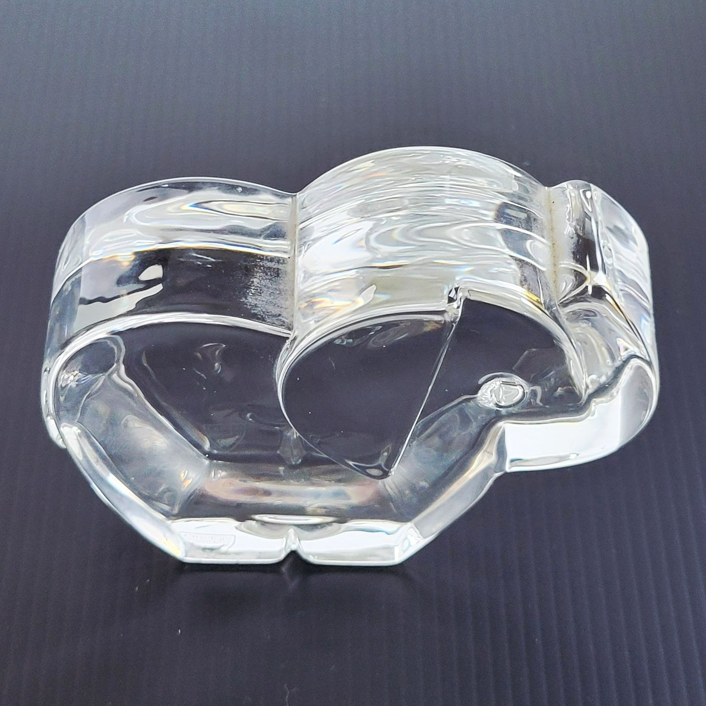 Orrefors Crystal Elephant Figurine / Paperweight, Zoo Collection, Made in Sweden