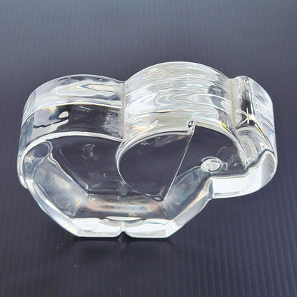 Orrefors Crystal Elephant Figurine / Paperweight, Zoo Collection, Made in Sweden