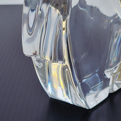 Orrefors Crystal Elephant Figurine / Paperweight, Zoo Collection, Made in Sweden