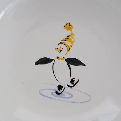 Pfaltzgraff Penguin Skate Cereal Bowl, Set of 2,