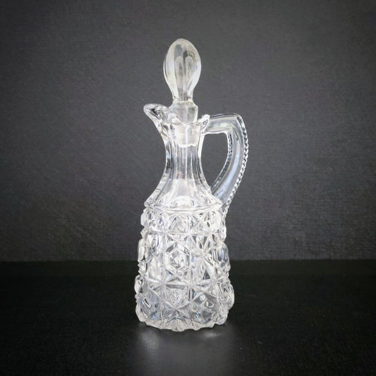Antique Crystal Glass Co. EAPG Cruet, c.1890s USA
