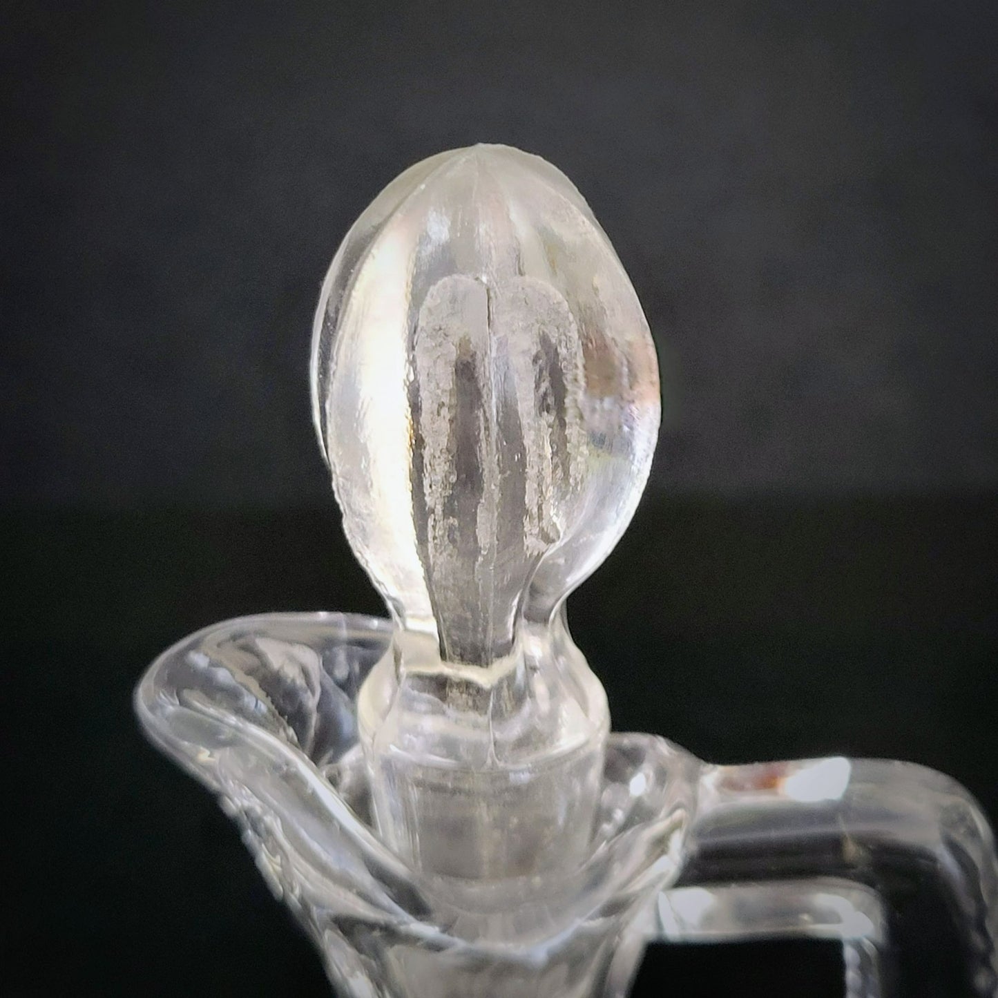 Antique Crystal Glass Co. EAPG Cruet, c.1890s USA