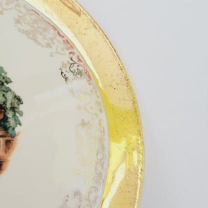 Sabin Crest O Gold George & Martha Bread Plate, Set of 2
