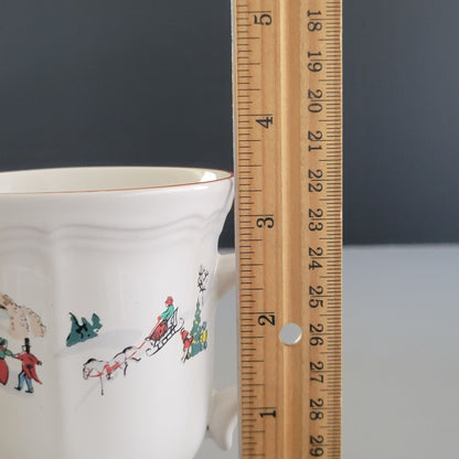 Farberware White Christmas Mugs Set Of 2