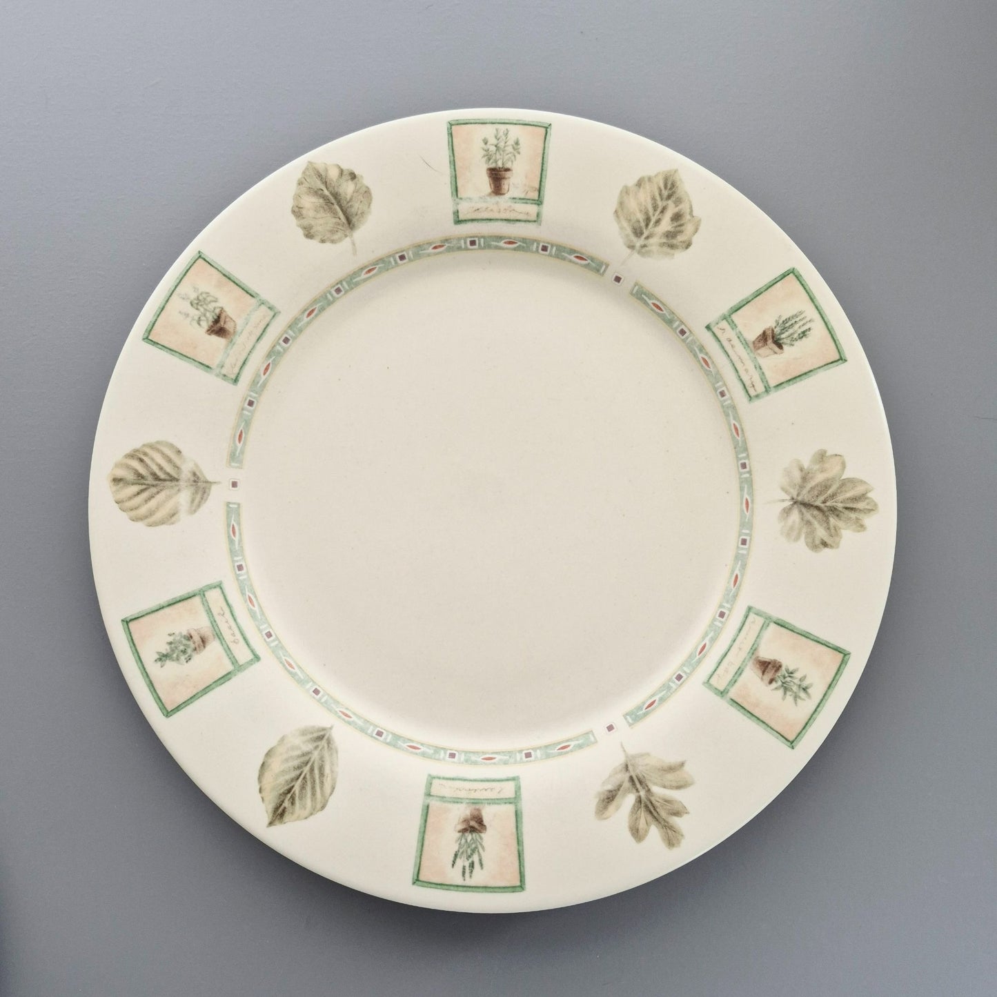 Pfaltzgraff "Naturewood" Dinner & Salad Plate Set, c.1990s USA