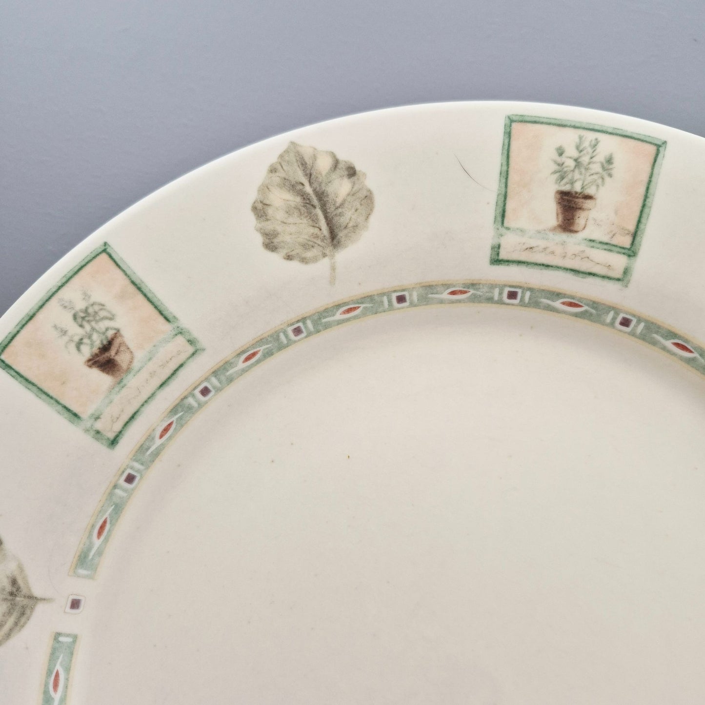 Pfaltzgraff "Naturewood" Dinner & Salad Plate Set, c.1990s USA