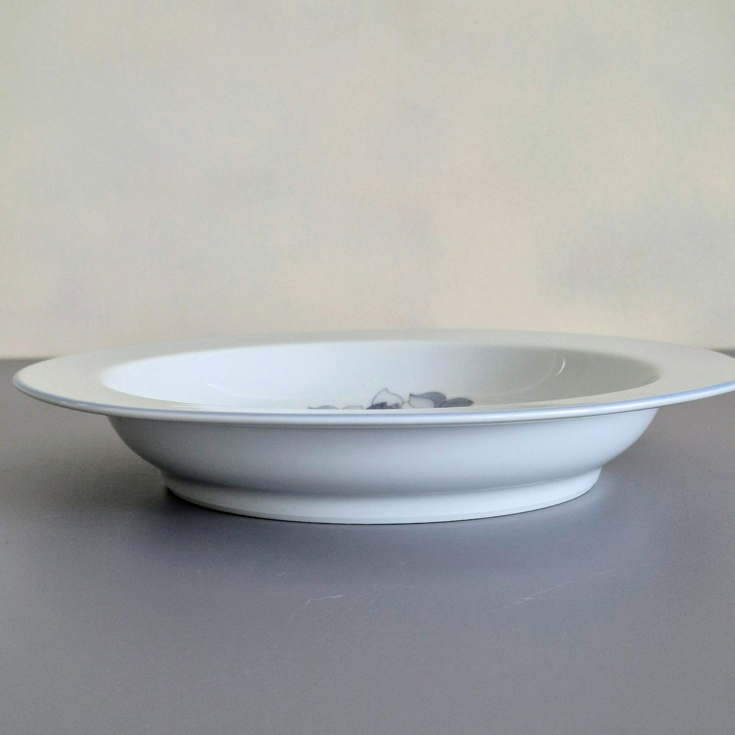 Block Spal "Hydrangea" Rimmed Soup Bowl, c.1982-91 Portugal