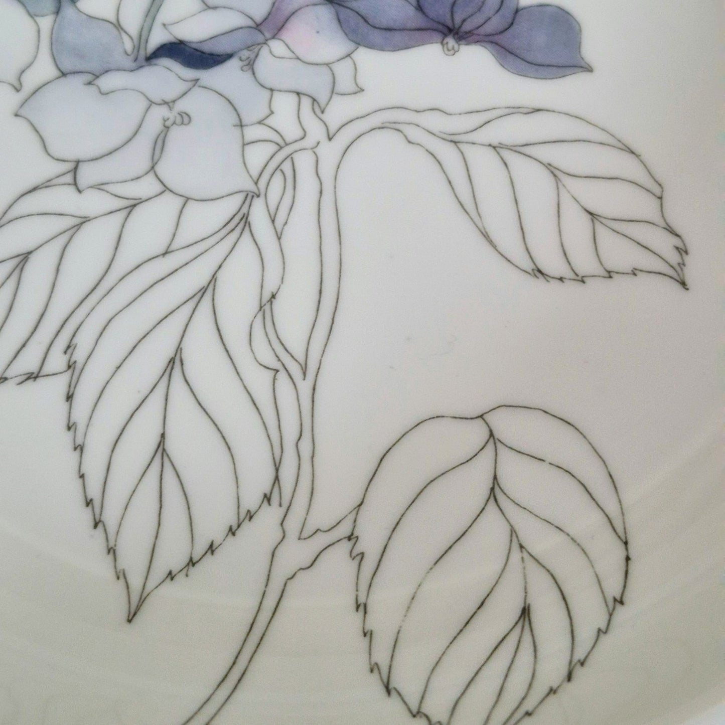 Block Spal "Hydrangea" Rimmed Soup Bowl, c.1982-91 Portugal