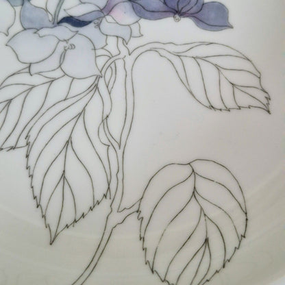 Block Spal "Hydrangea" Rimmed Soup Bowl, c.1982-91 Portugal