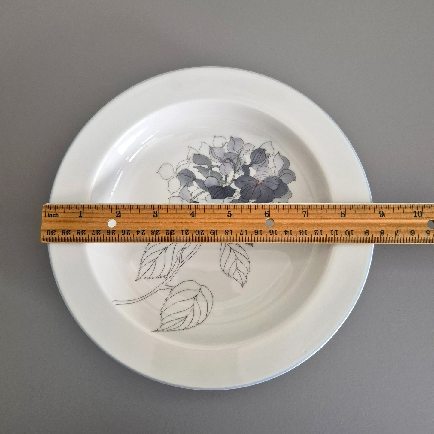 Block Spal "Hydrangea" Rimmed Soup Bowl, c.1982-91 Portugal