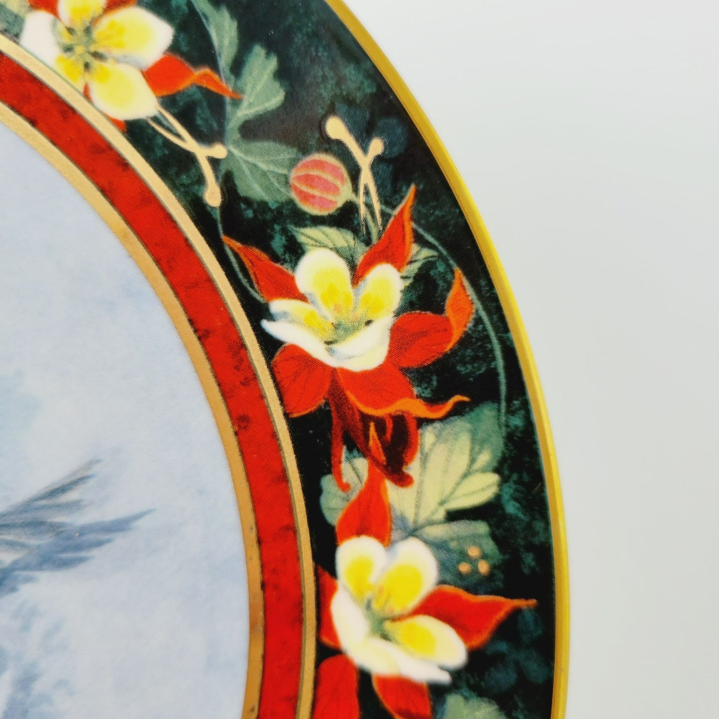 Royal Doulton Hummingbird Plate, The Rufous Hummingbird, Franklin Mint Heirloom Bird Collectors Plate