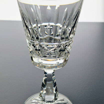 Waterford "Kylemore" Crystal Claret Wine Glass, Set of 2, Ireland c.1966-2017