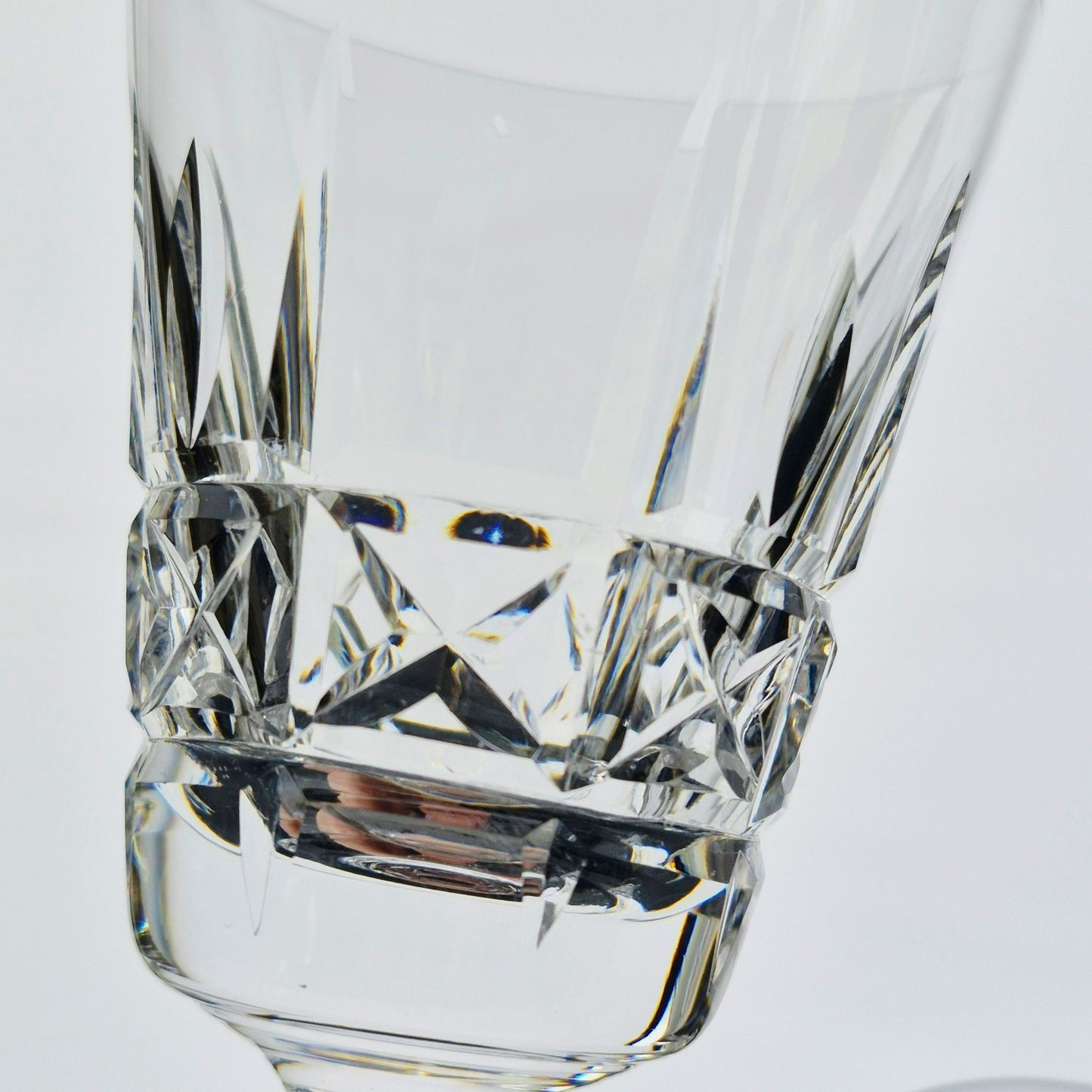 Waterford "Kylemore" Crystal Claret Wine Glass, Set of 2, Ireland c.1966-2017