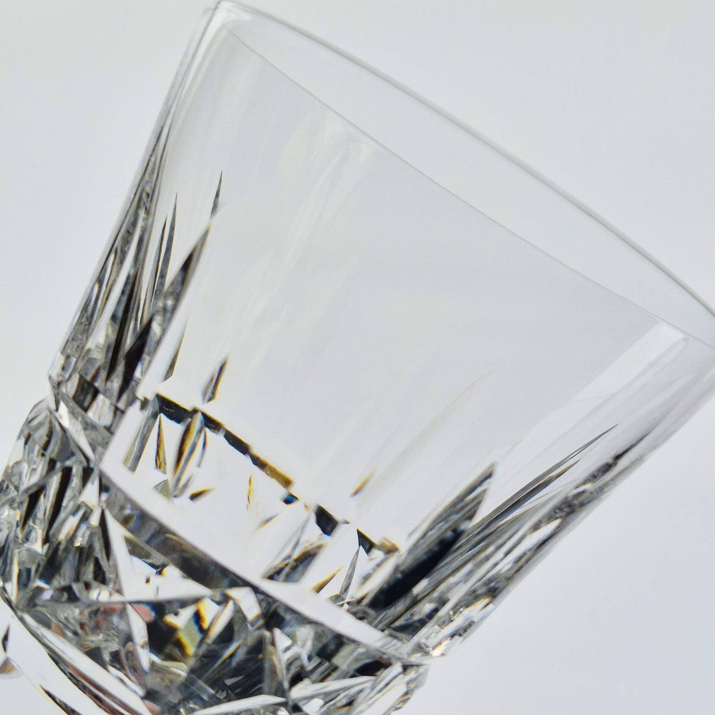 Waterford "Kylemore" Crystal Claret Wine Glass, Set of 2, Ireland c.1966-2017