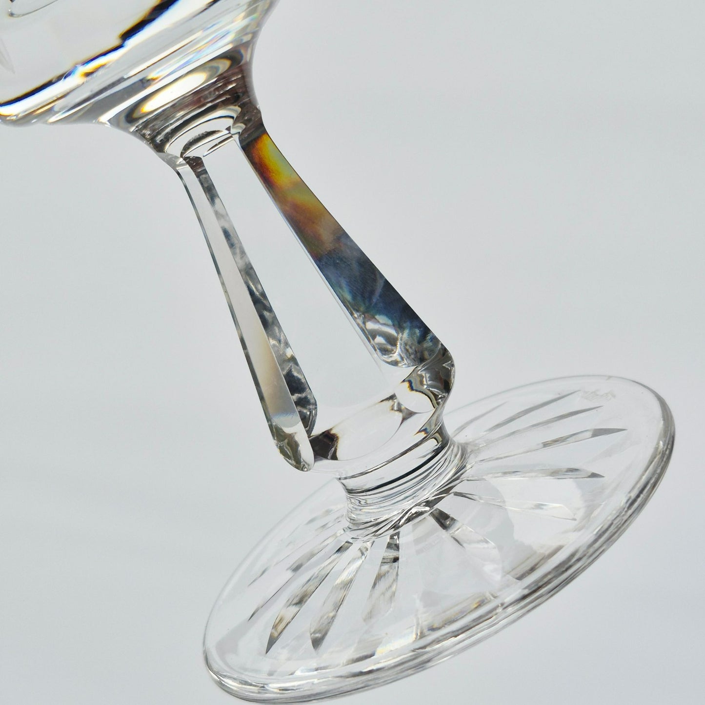 Waterford "Kylemore" Crystal Claret Wine Glass, Set of 2, Ireland c.1966-2017