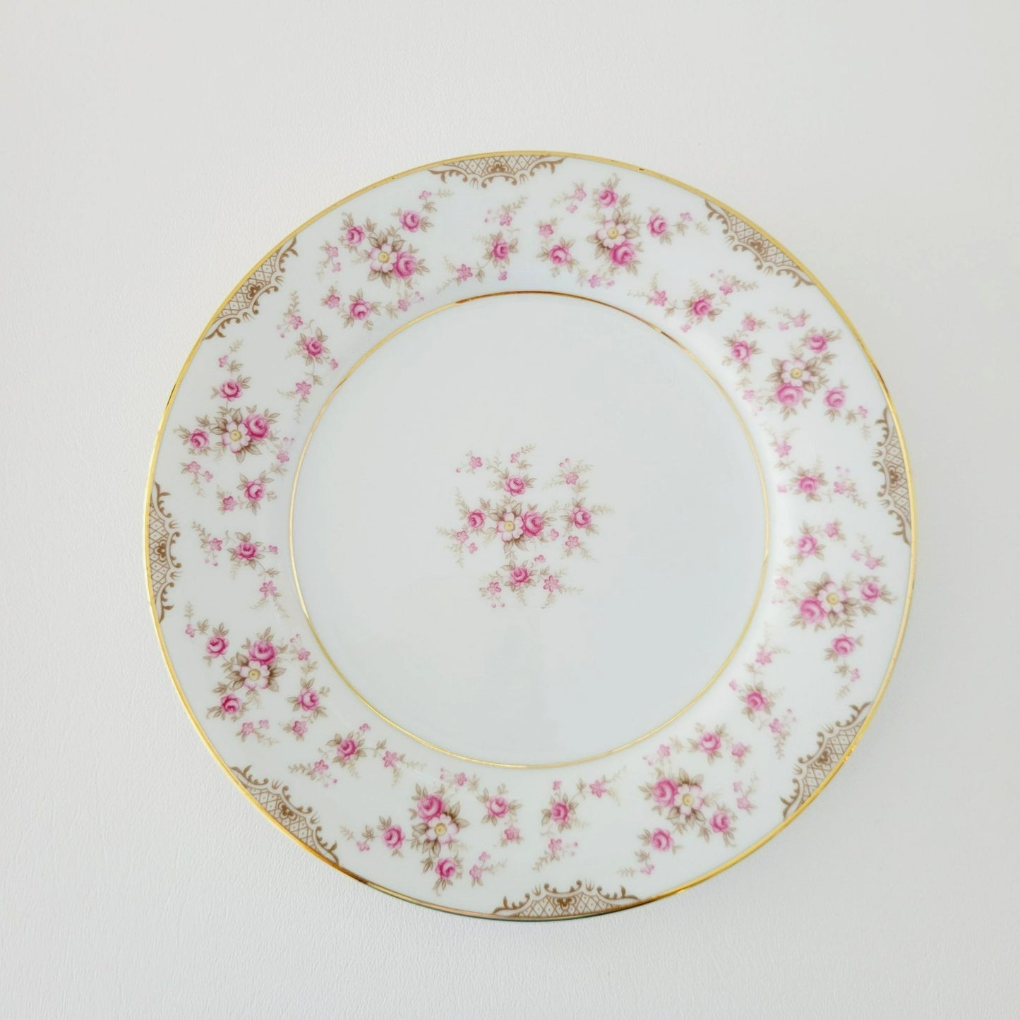 Noritake Charmaine Salad Plate Set of 2, Japan c.1954-62