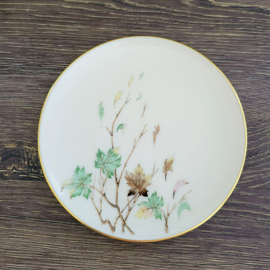 Lenox Westwind Bread Plate, Smooth Base. Gold Trim, USA Made