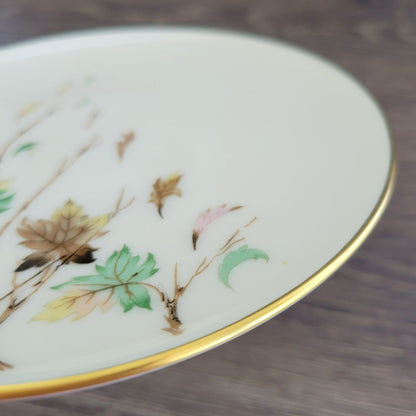 Lenox Westwind Bread Plate, Smooth Base. Gold Trim, USA Made
