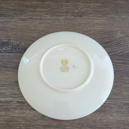 Lenox Westwind Bread Plate, Smooth Base. Gold Trim, USA Made