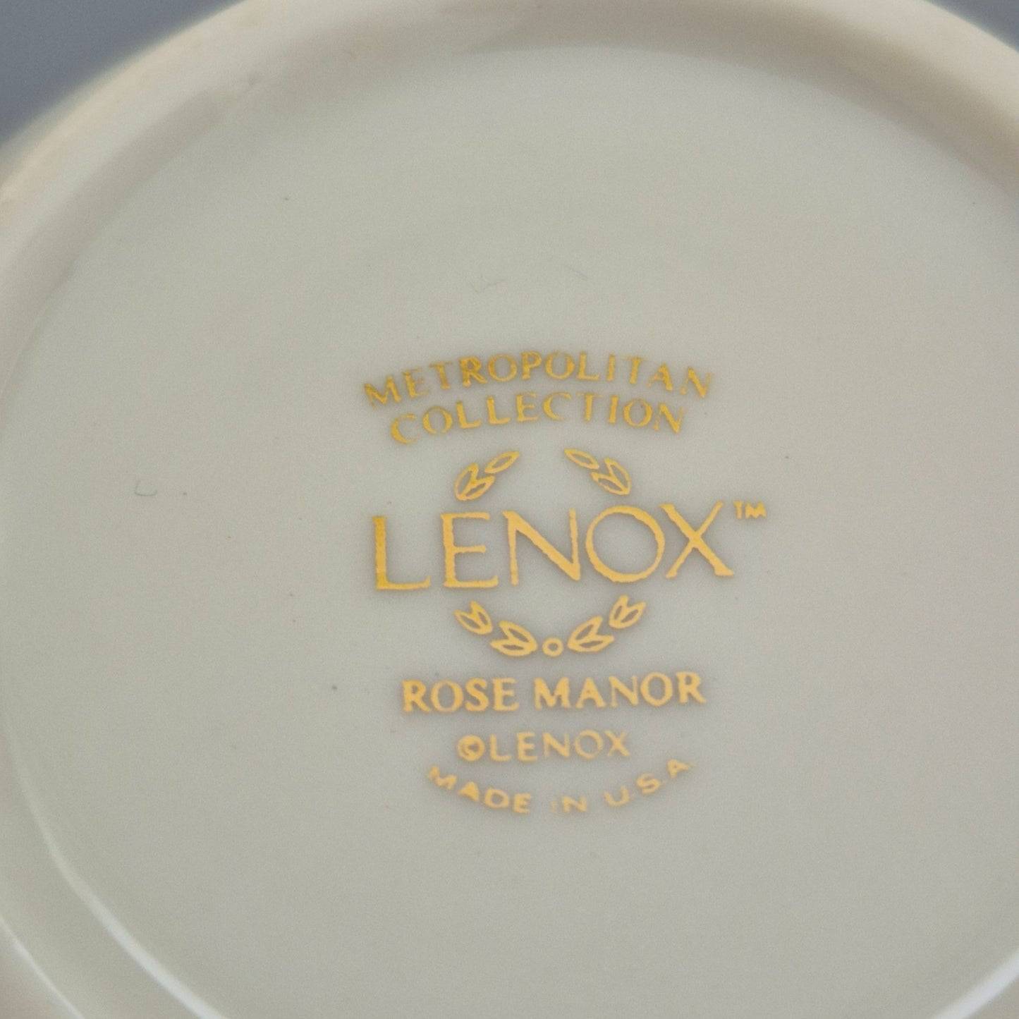 Lenox "Rose Manor Pink" Creamer & Sugar Bowl, c.1985-99 USA