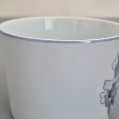 Block Spal "Hydrangea" Cup & Saucer, 2 Sets, c.1982-91 Portugal