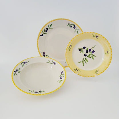 Studio Nova Olive Branch Large Rim Soup Bowl, c. 2002-2006