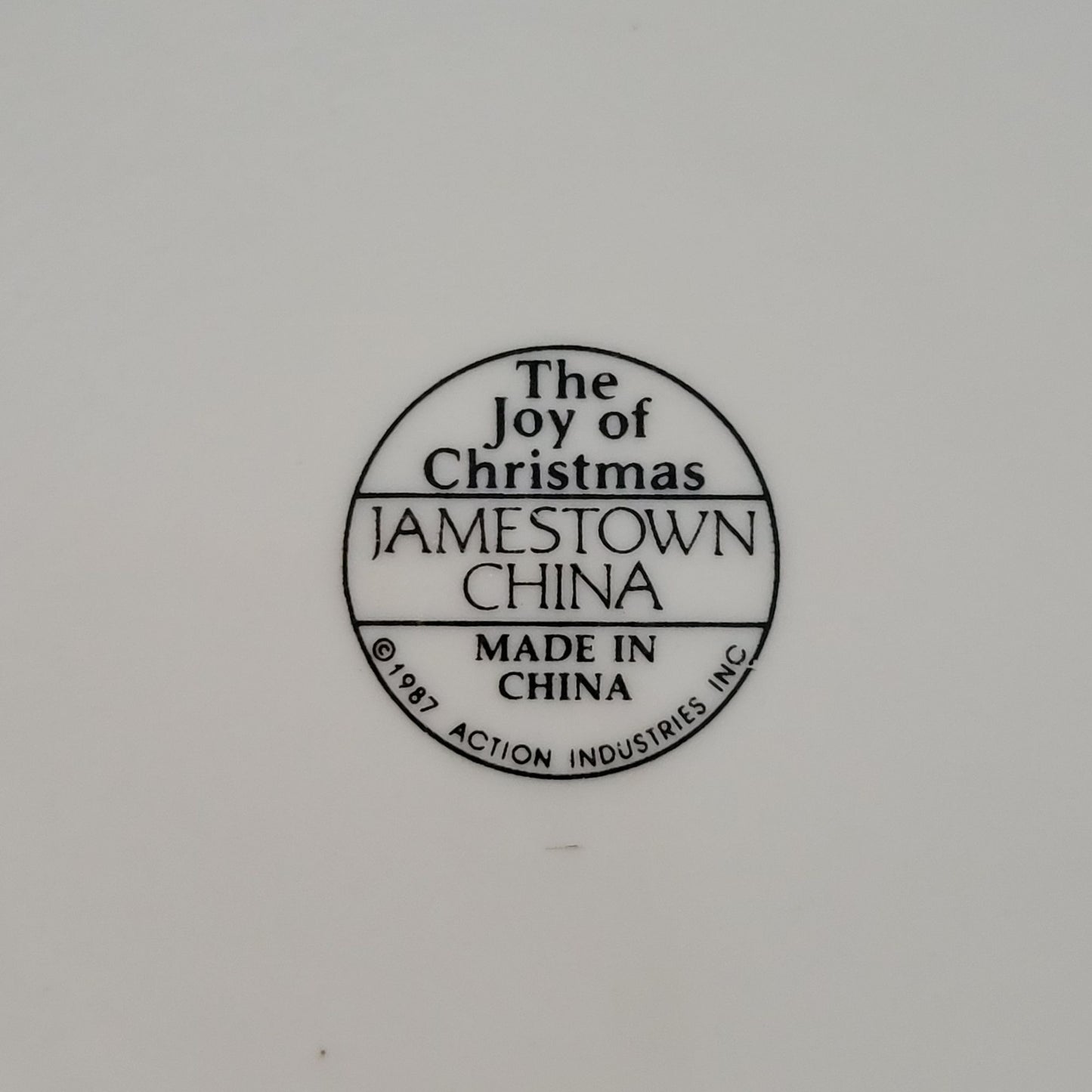 Jamestown The Joy of Christmas Dinner Plates, Set of 2