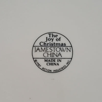 Jamestown The Joy of Christmas Dinner Plates, Set of 2