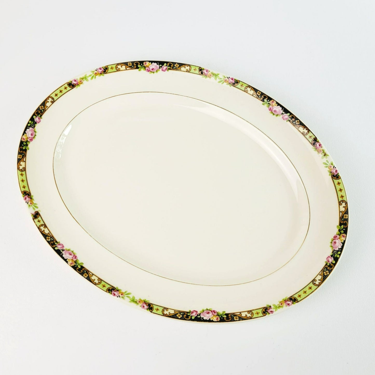 Mount Clemens Pottery MTC2 Oval Serving Platter, USA Made