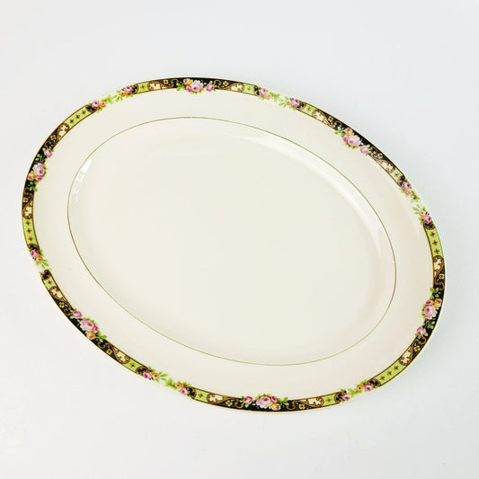 Mount Clemens Pottery MTC2 Oval Serving Platter, USA Made