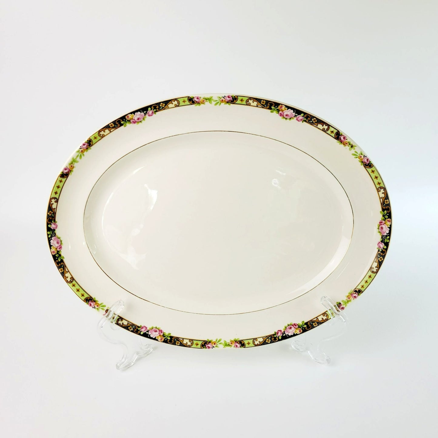 Mount Clemens Pottery MTC2 Oval Serving Platter, USA Made