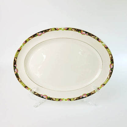 Mount Clemens Pottery MTC2 Oval Serving Platter, USA Made