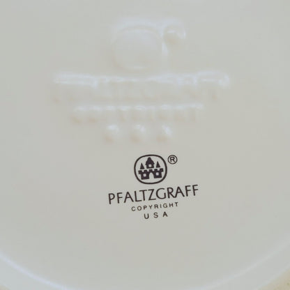 Pfaltzgraff Cape May Gravy Boat & Plate, c.1990s USA Made