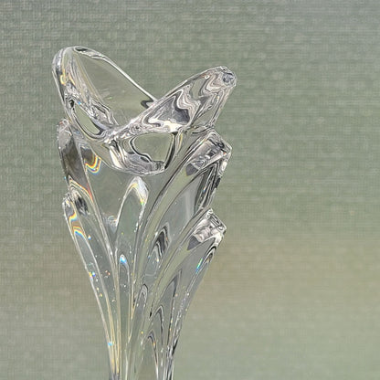 Mikasa Deco Crystal 9" Candlestick Set of 2