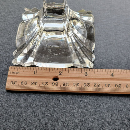 Mikasa Deco Crystal 9" Candlestick Set of 2