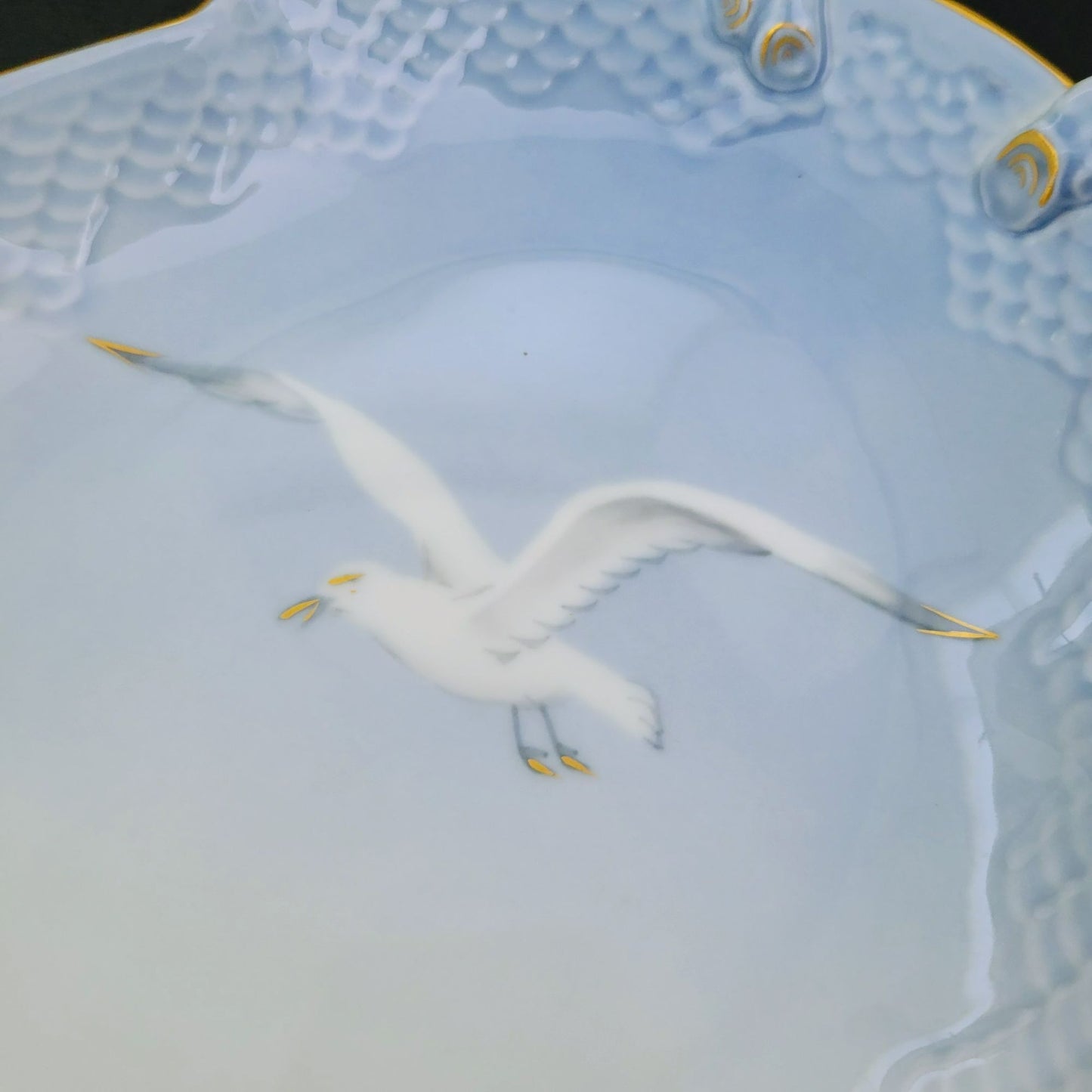 Bing & Grondahl Seagull 9" Leaf Dish, Made in Denmark
